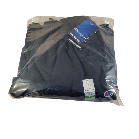 Champion Athletic Powerblend Vintage Y2K Navy Activewear Sweats Deadstock NWT - Picture 5 of 16
